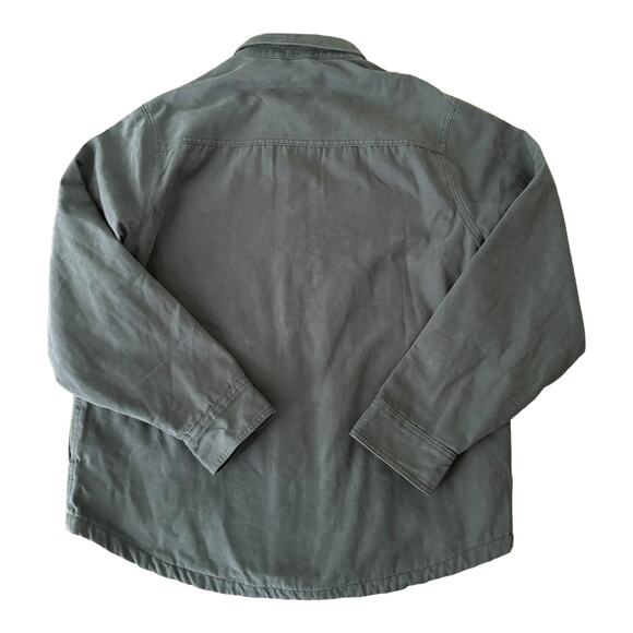 The American Outdoorsman Men's gray & plaid Fleece Lined Shirt size large - Picture 7 of 16